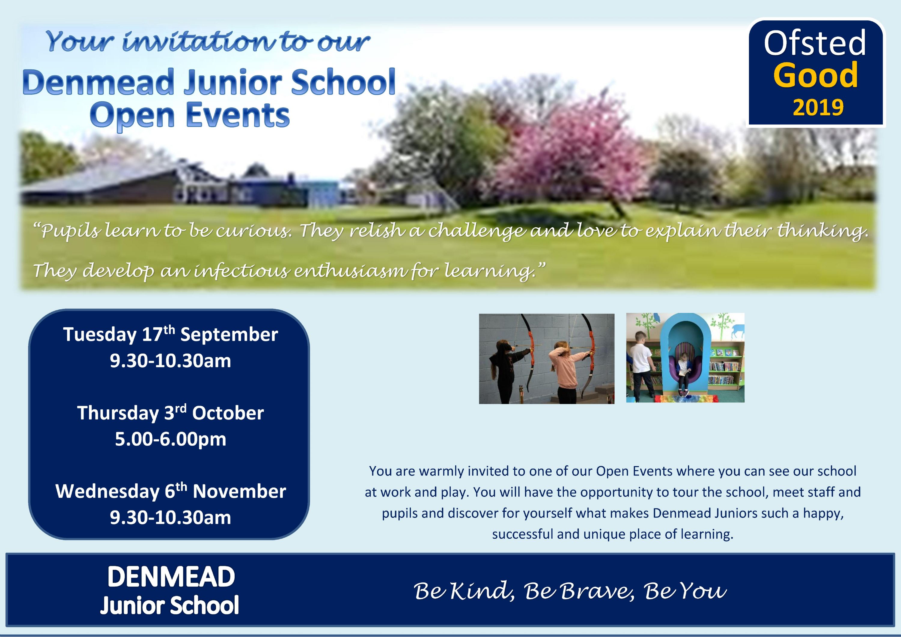 Dates of Denmead Junior School Open Days
