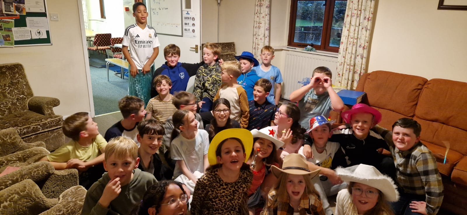Photo of group of children and staff at Stone Farm