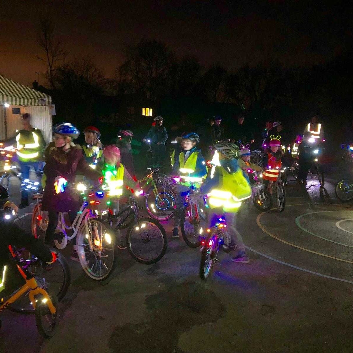 glow ride bike lights